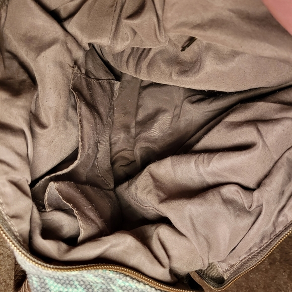 Light Green and Light Brown Bohemian Style Purse - Picture 6 of 6